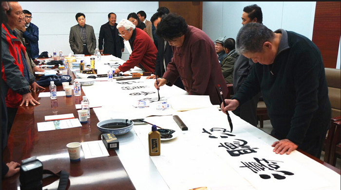 安徽省文联老文艺家分队赴小岗村采风